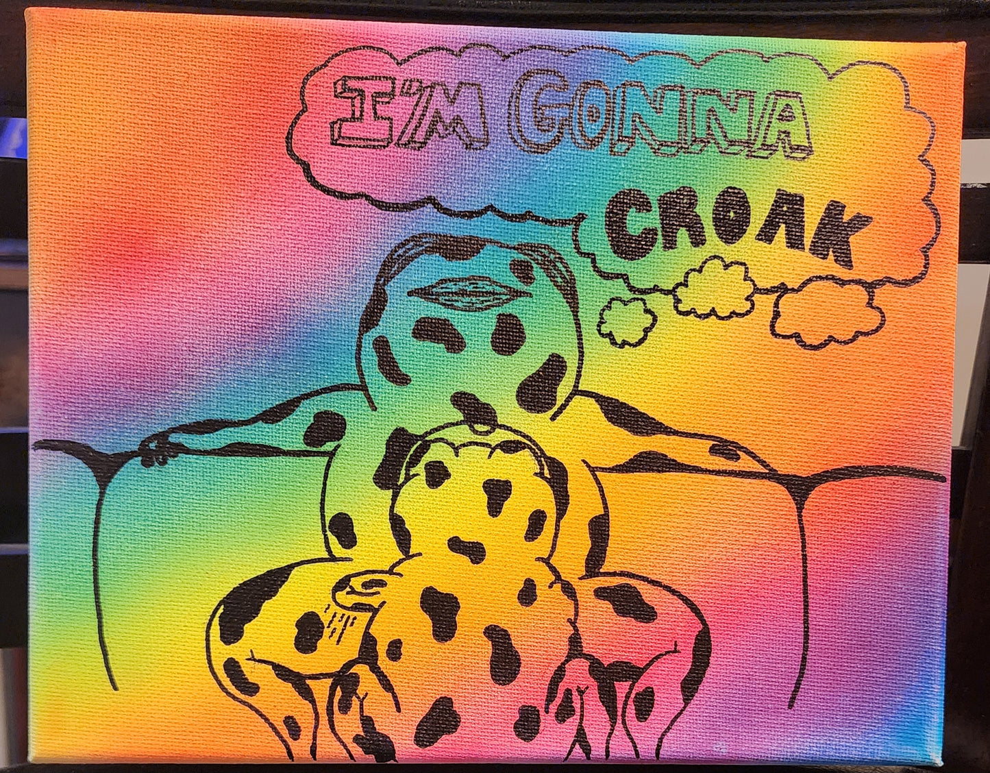 Emma Lemoine Originals, Handmade paint by Ashley Prince, Glow in the Dark!!